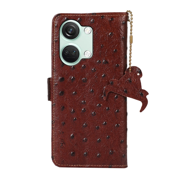 Custodia portafoglio in vera pelle per OnePlus Nord 3 Ace 2V