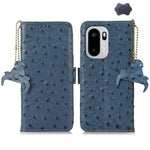 Custodia portafoglio in vera pelle per OnePlus Ace 6 Ultra