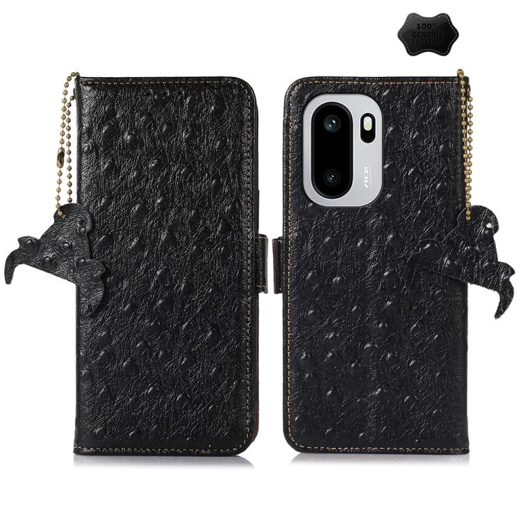 Custodia portafoglio in vera pelle per OnePlus Ace 6 Ultra