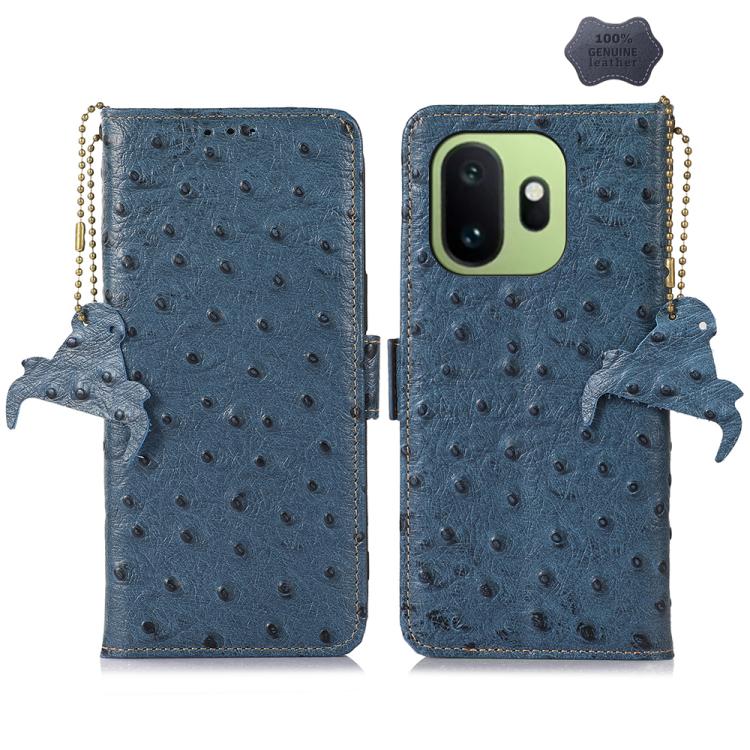 Custodia portafoglio in vera pelle per OnePlus Ace 6 Ultra