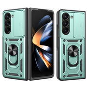 Cover per fotocamera scorrevole Design Custodia per telefono in TPU + PC, For Samsung Galaxy Z Fold5