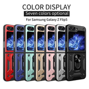 Armatura magnetica staffa TPU + custodia per telefono PC, For Samsung Galaxy Z Flip5