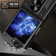 Armatura magnetica staffa TPU + custodia per telefono PC, For Samsung Galaxy Z Flip5