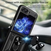 Armatura magnetica staffa TPU + custodia per telefono PC, For Samsung Galaxy Z Flip5