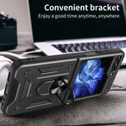 Armatura magnetica staffa TPU + custodia per telefono PC, For Samsung Galaxy Z Flip5