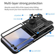 Custodia TPU con staffa magnetica per Samsung Galaxy Z Flip7