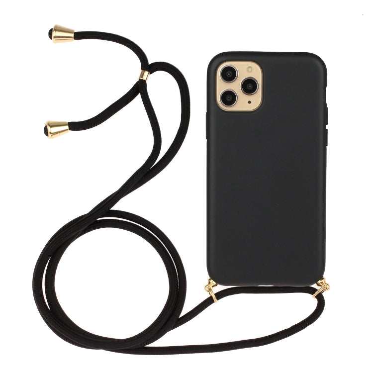 Custodia in paglia di grano TPU con cordino per iPhone 15