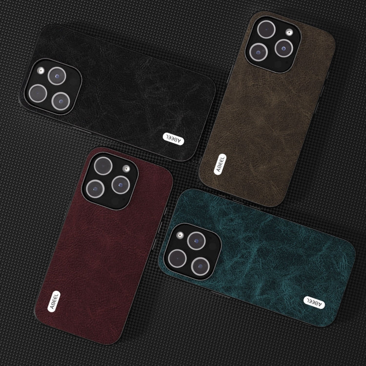 ABEEL Dream Litchi Texture Custodia per cellulare in PU, For iPhone 15 Pro Max, For iPhone 15 Pro, For iPhone 15 Plus, For iPhone 15, For iPhone 14 Plus, For iPhone 14