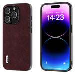 Custodia ABEEL Litchi Texture per iPhone 15 e 14