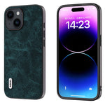 Custodia ABEEL Litchi Texture per iPhone 15 e 14