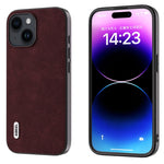 Custodia ABEEL Litchi Texture per iPhone 15 e 14