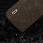 Custodia PU Litchi per iPhone 14 Pro e Pro Max