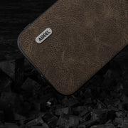 Custodia Litchi per iPhone 14 Pro e Pro Max