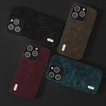 Custodia PU Litchi per iPhone 14 Pro e Pro Max