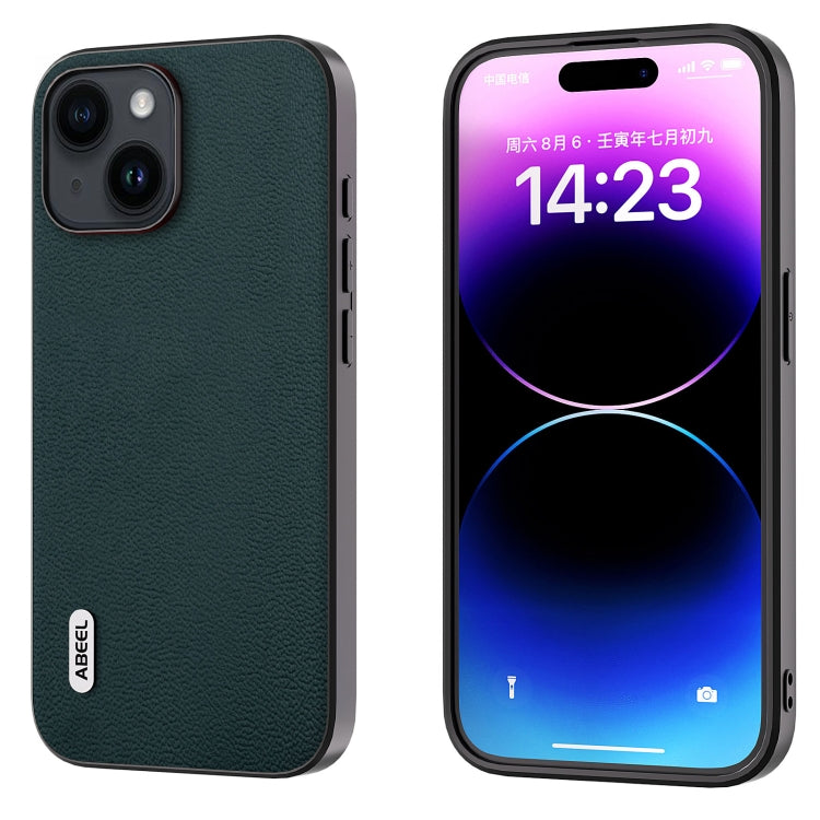 Custodia in pelle per iPhone 15 e 14