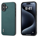 Custodia in vera pelle per iPhone 16 e 15