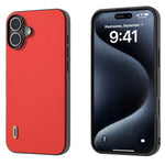 Custodia in vera pelle per iPhone 16 e 15
