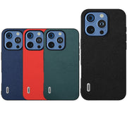 Custodia in vera pelle per iPhone 16 e 15