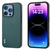 Custodia in vera pelle per iPhone 16 e 15