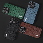 Custodia in vera pelle per iPhone 15 e 14