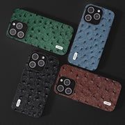 Custodia in vera pelle per iPhone 15 e 14