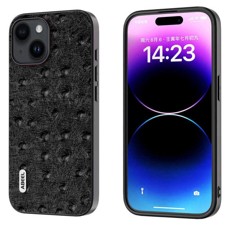Custodia in vera pelle per iPhone 15 e 14