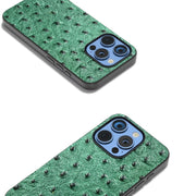 Custodia in vera pelle per iPhone 16 e 15