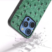 Custodia in vera pelle per iPhone 16 e 15