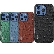 Custodia in vera pelle per iPhone 16 e 15