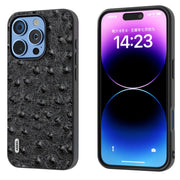 Custodia in vera pelle per iPhone 16 e 15