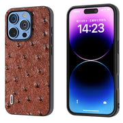 Custodia in vera pelle per iPhone 16 e 15