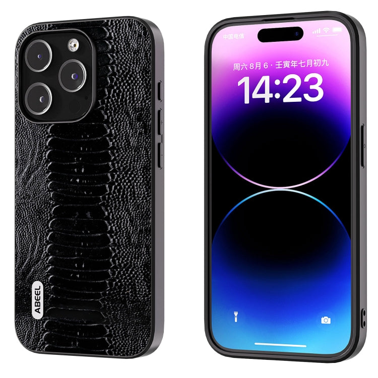 Custodia in vera pelle per iPhone 16 e 15