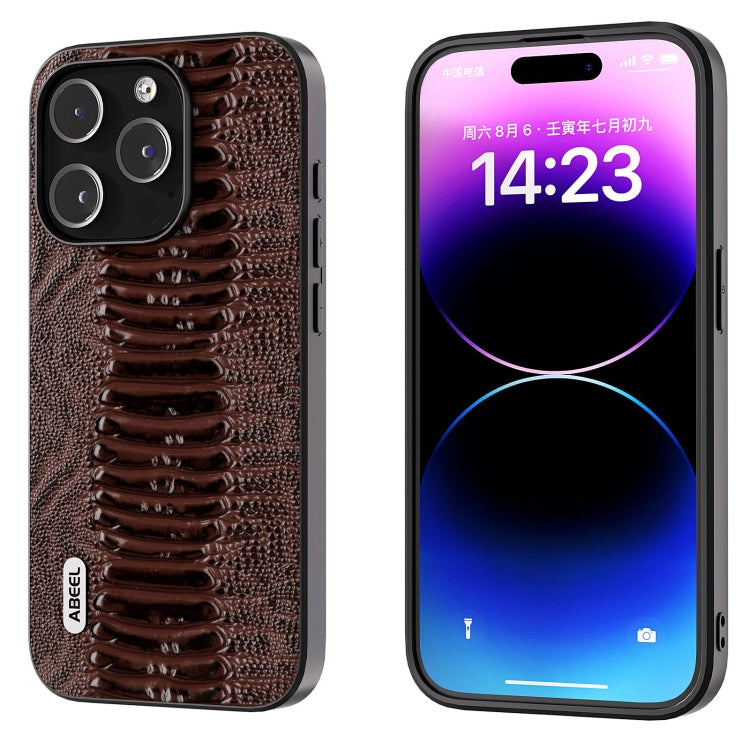 Custodia in vera pelle per iPhone 16 e 15