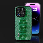 Custodia in vera pelle ABEL per iPhone 15 e 14