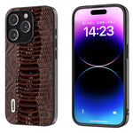 Custodia in vera pelle ABEL per iPhone 15 e 14