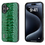 Custodia in vera pelle per iPhone 16 e 15