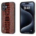 Custodia in vera pelle per iPhone 16 e 15