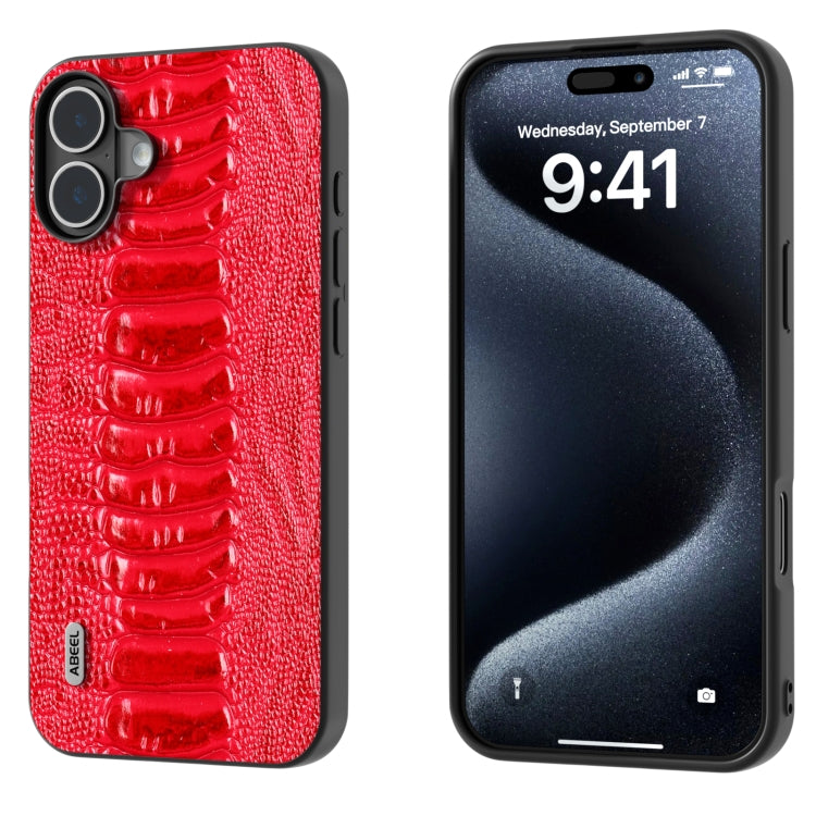 Custodia in vera pelle per iPhone 16 e 15