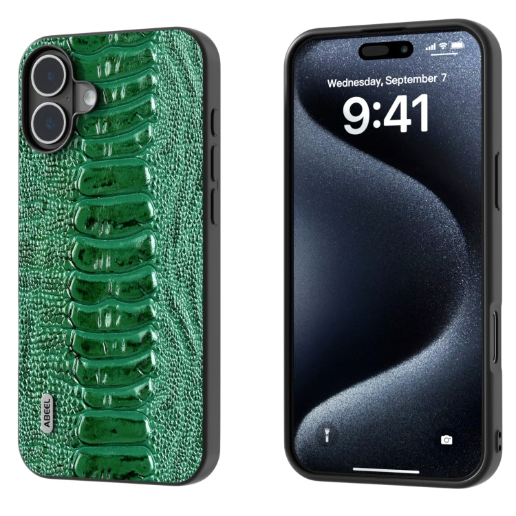 Custodia in vera pelle per iPhone 16 e 15