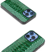 Custodia in vera pelle per iPhone 16 e 15