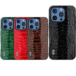 Custodia in vera pelle per iPhone 16 e 15