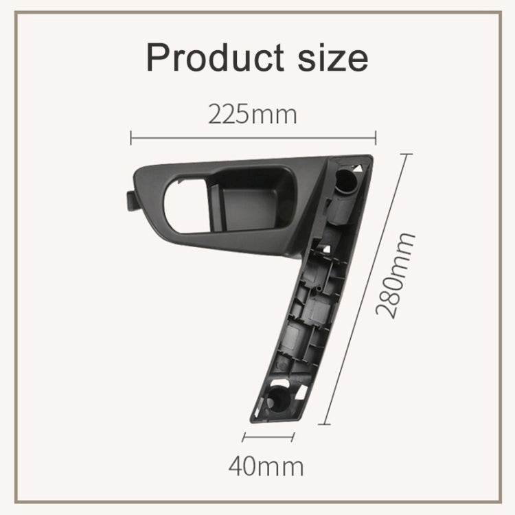 Per Nissan Qashqai Staffa di base per maniglia interna della portiera dell'auto con guida a sinistra, Base Left, Base Right