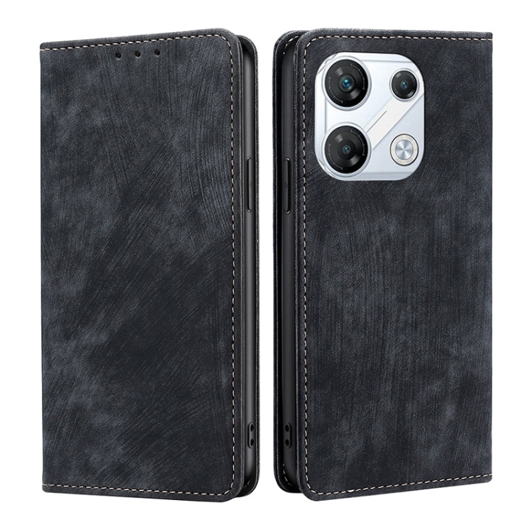 Custodia portafoglio in pelle con blocco RFID per Infinix GT 10 P