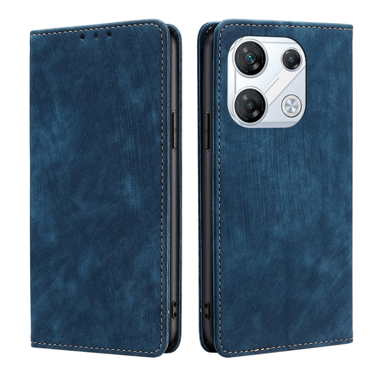 Custodia portafoglio in pelle con blocco RFID per Infinix GT 10 P