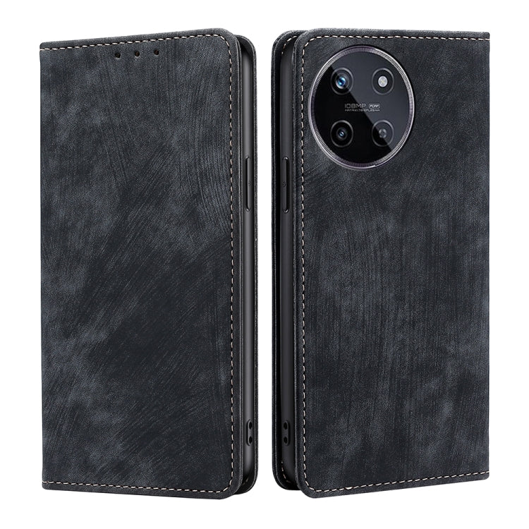 Custodia in pelle magnetica con blocco RFID per Realme 12 Pro