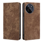 Custodia in pelle magnetica con blocco RFID per Realme 12 Pro