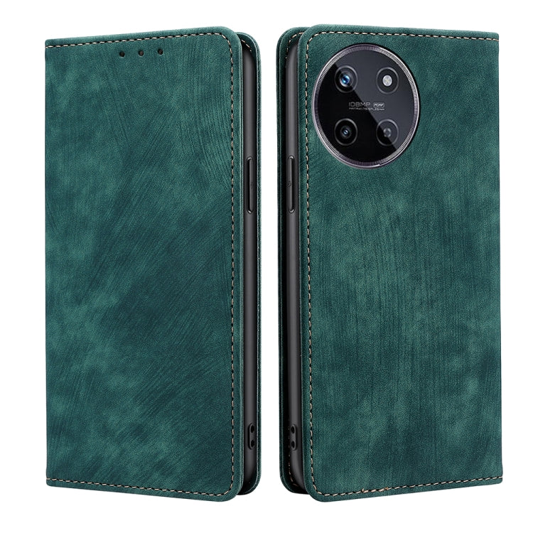 Custodia in pelle magnetica con blocco RFID per Realme 12 Pro