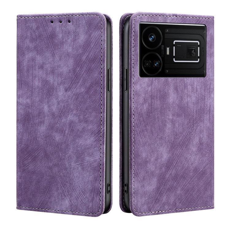 Custodia in pelle magnetica con blocco RFID per Realme 12 Pro