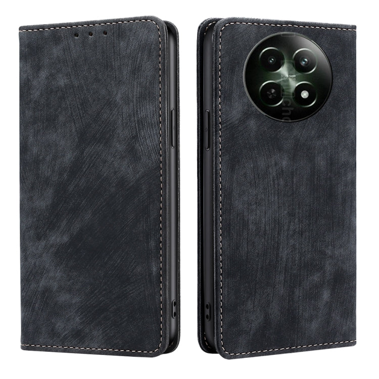Custodia portafoglio in pelle per Realme C61 con blocco RFID