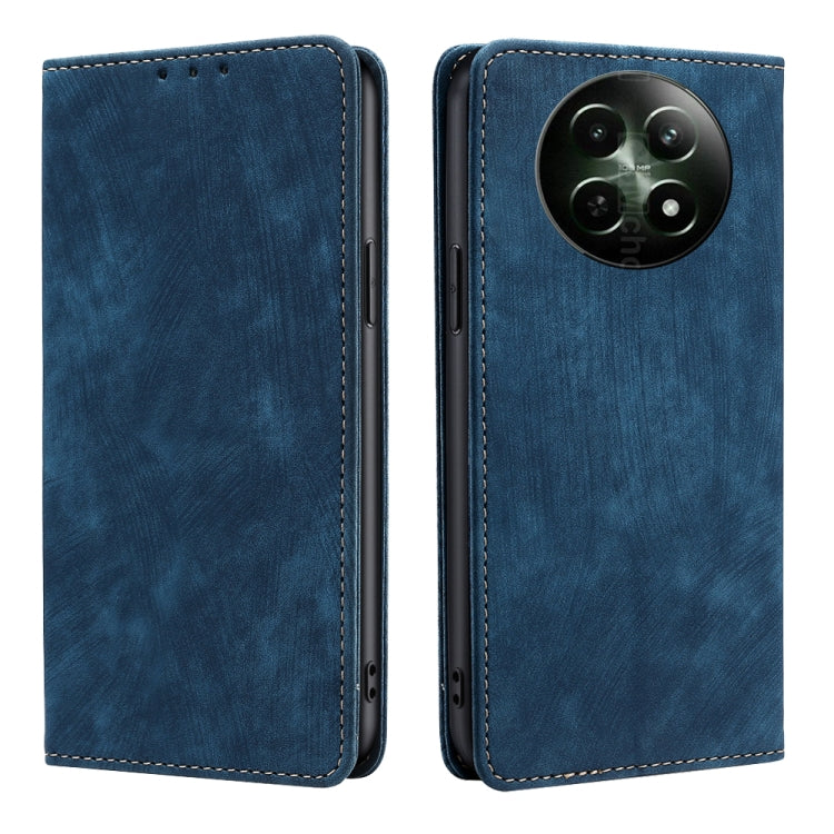 Custodia portafoglio in pelle per Realme C61 con blocco RFID